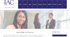 Desktop Screenshot of iacsa.co.za